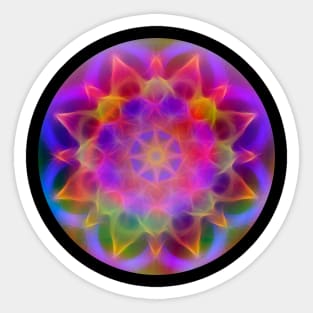 Mandala Magic - Serenity's Rainbow Sticker